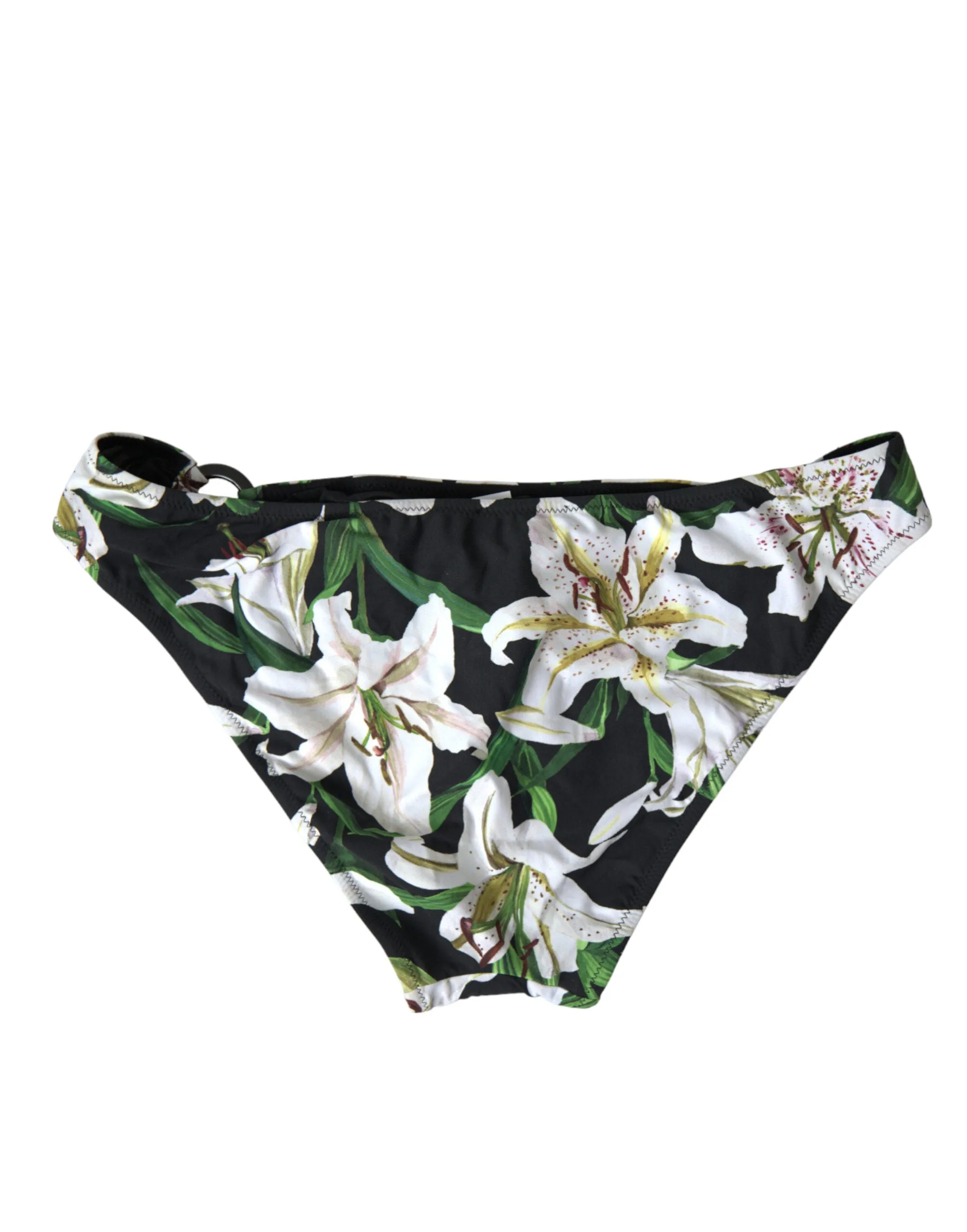 Black Lily Print Swimwear Bottom Beachwear Bikini sold by Lord & Taylor product image thumbnail 3