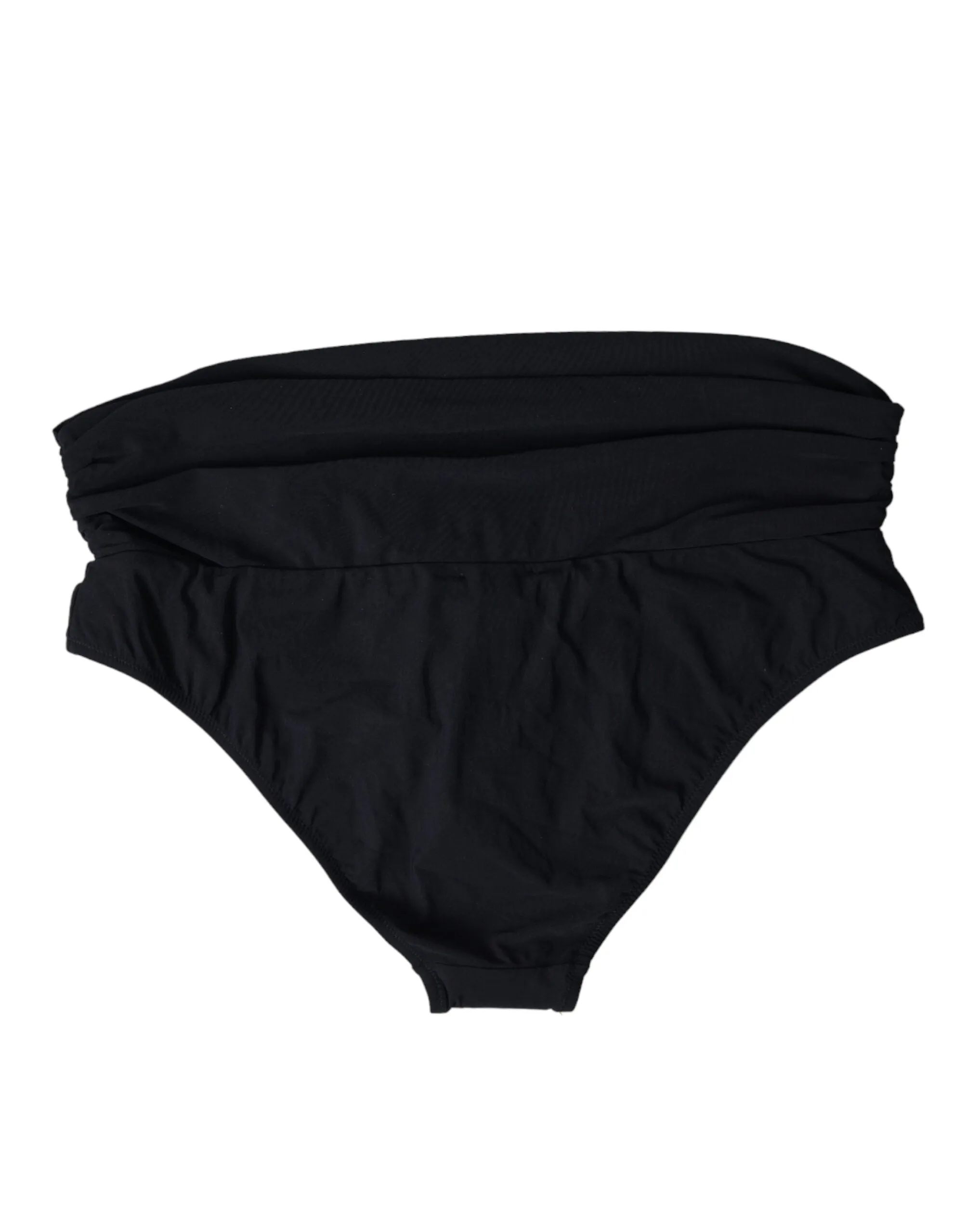 Black Nylon Stretch Swimwear Slip Bottom Bikini sold by Lord & Taylor product image thumbnail 3