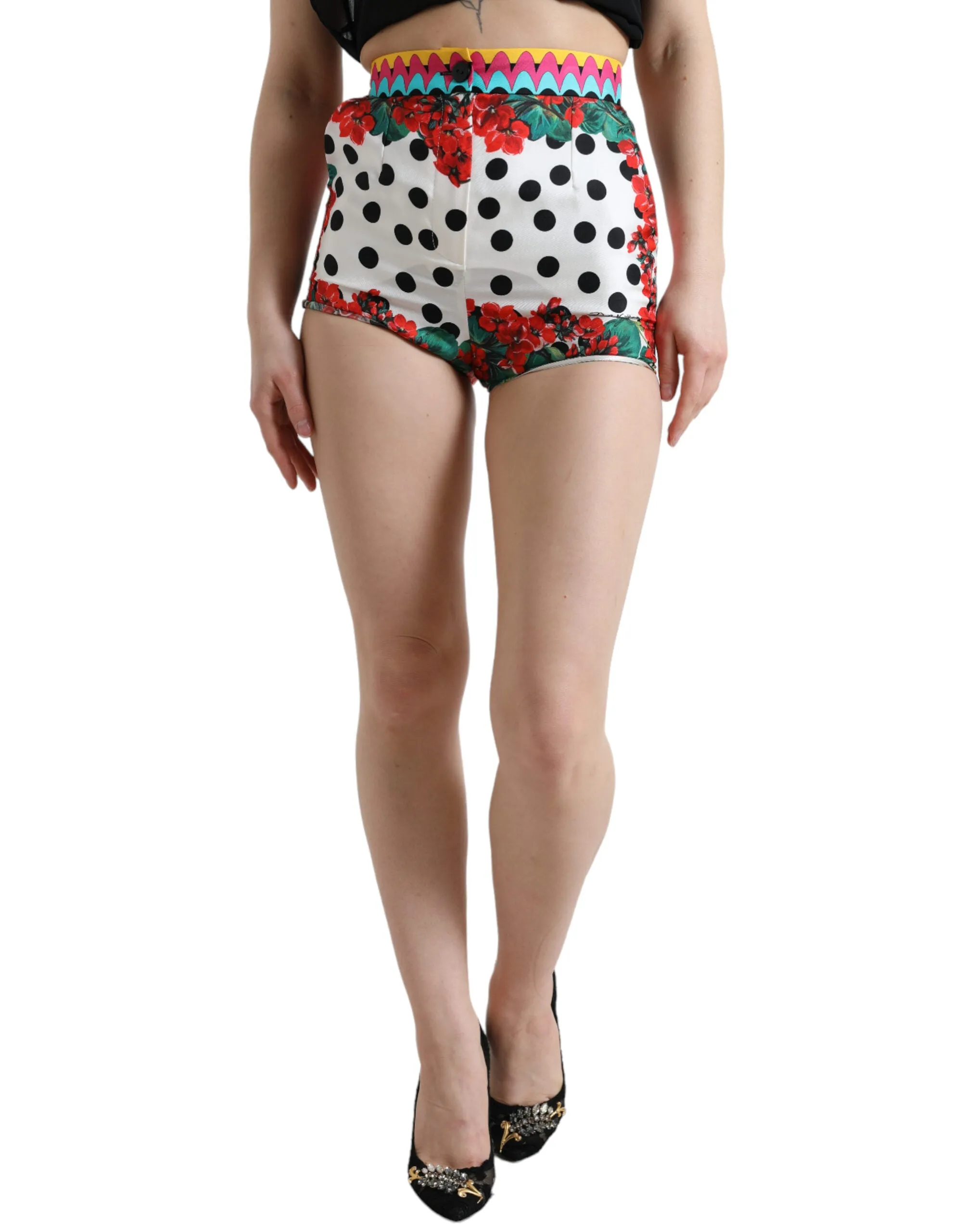 Multicolor Floral Polka Dot Hot Pants Shorts sold by Lord & Taylor product image thumbnail 2