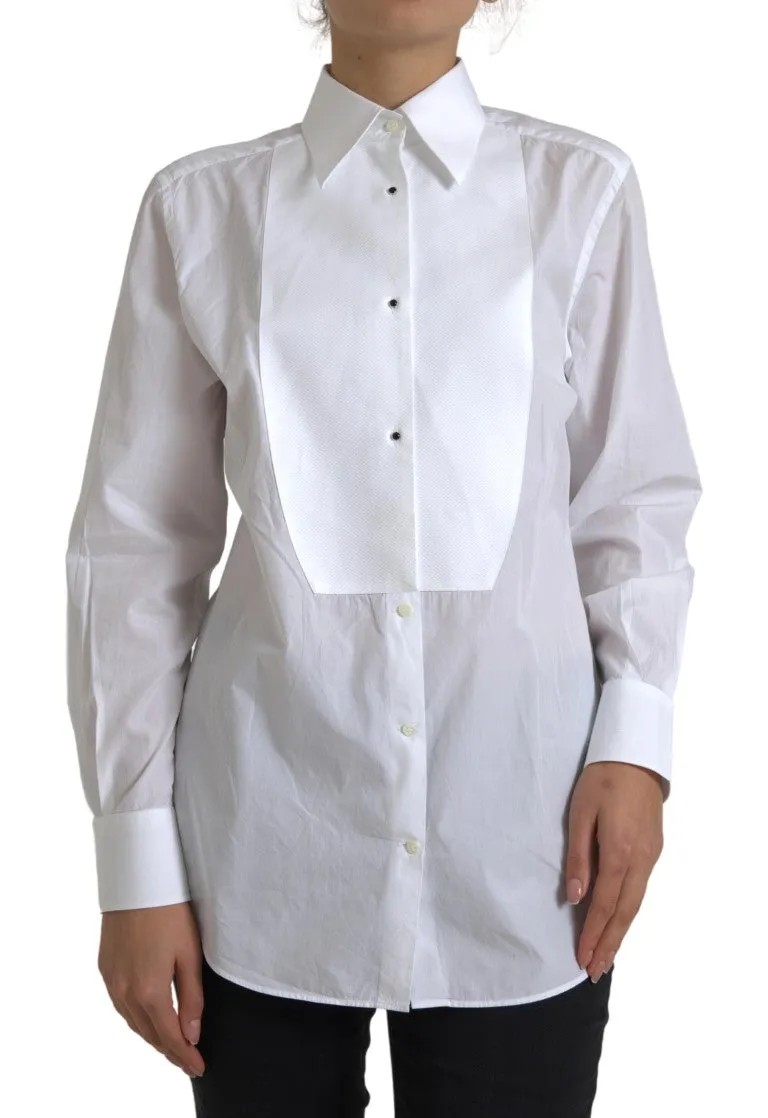 Cotton Collared Long Sleeves Shirt White sold by Lord & Taylor product image thumbnail 5