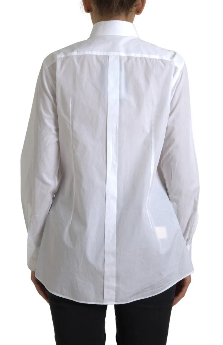 Cotton Collared Long Sleeves Shirt White sold by Lord & Taylor product image thumbnail 2