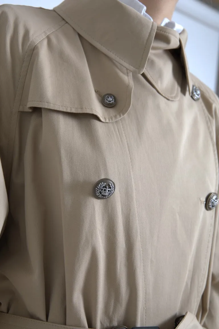 Khaki Double Breasted Trench Coat Jacket sold by Lord & Taylor product image thumbnail 2