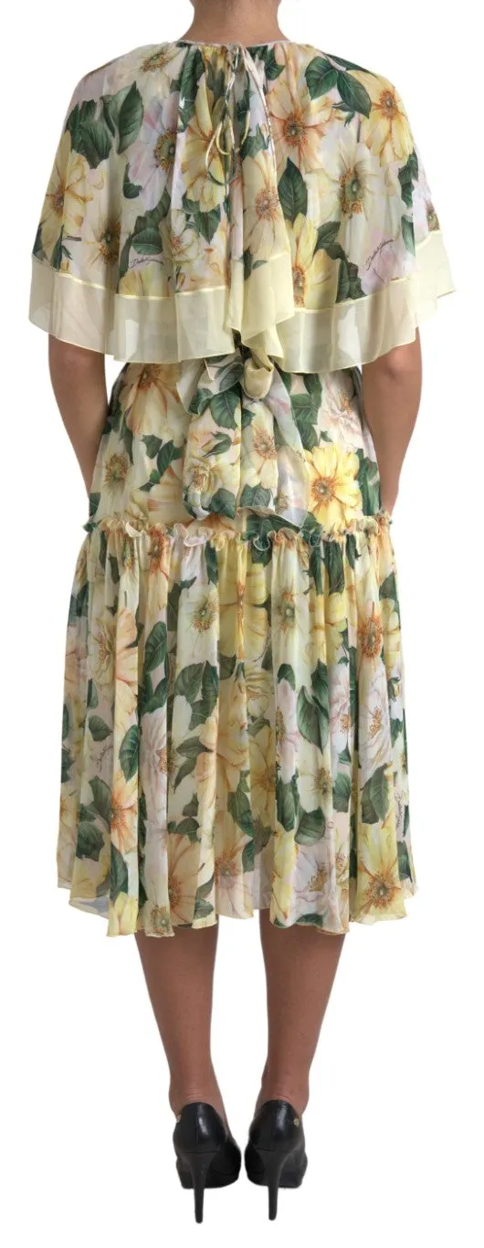 Multicolor Silk Floral Print Long Maxi Dress sold by Lord & Taylor product image thumbnail 4