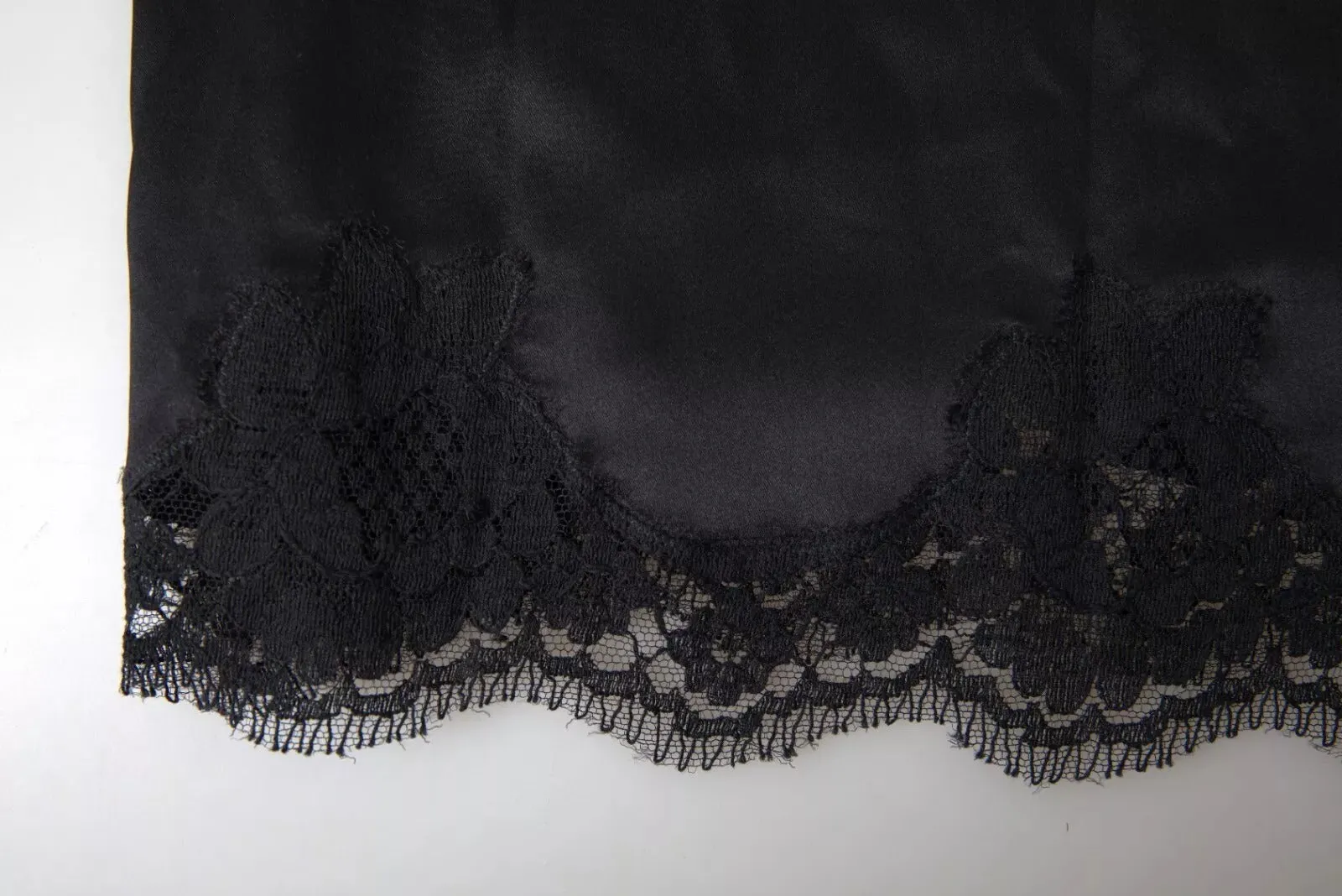 Black Lace Silk Sleepwear Camisole Top Underwear sold by Lord & Taylor product image thumbnail 5