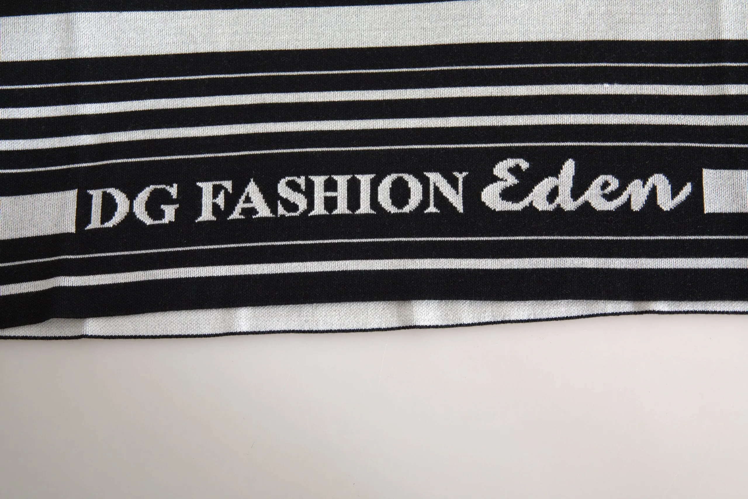 White Cotton DG Fashion Crew Neck Tee T-shirt sold by Lord & Taylor