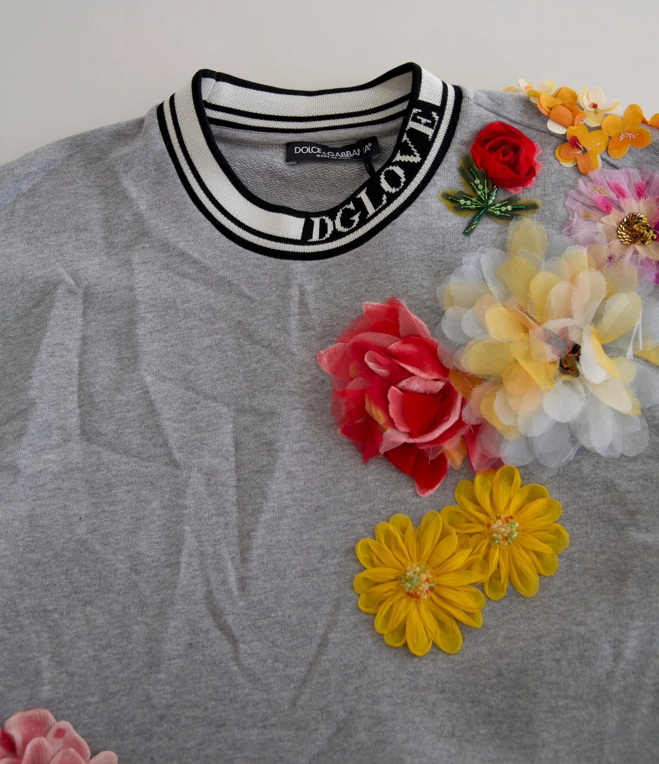 Gray DG Amore Queen Floral Pullover Sweater sold by Lord & Taylor product image thumbnail 2