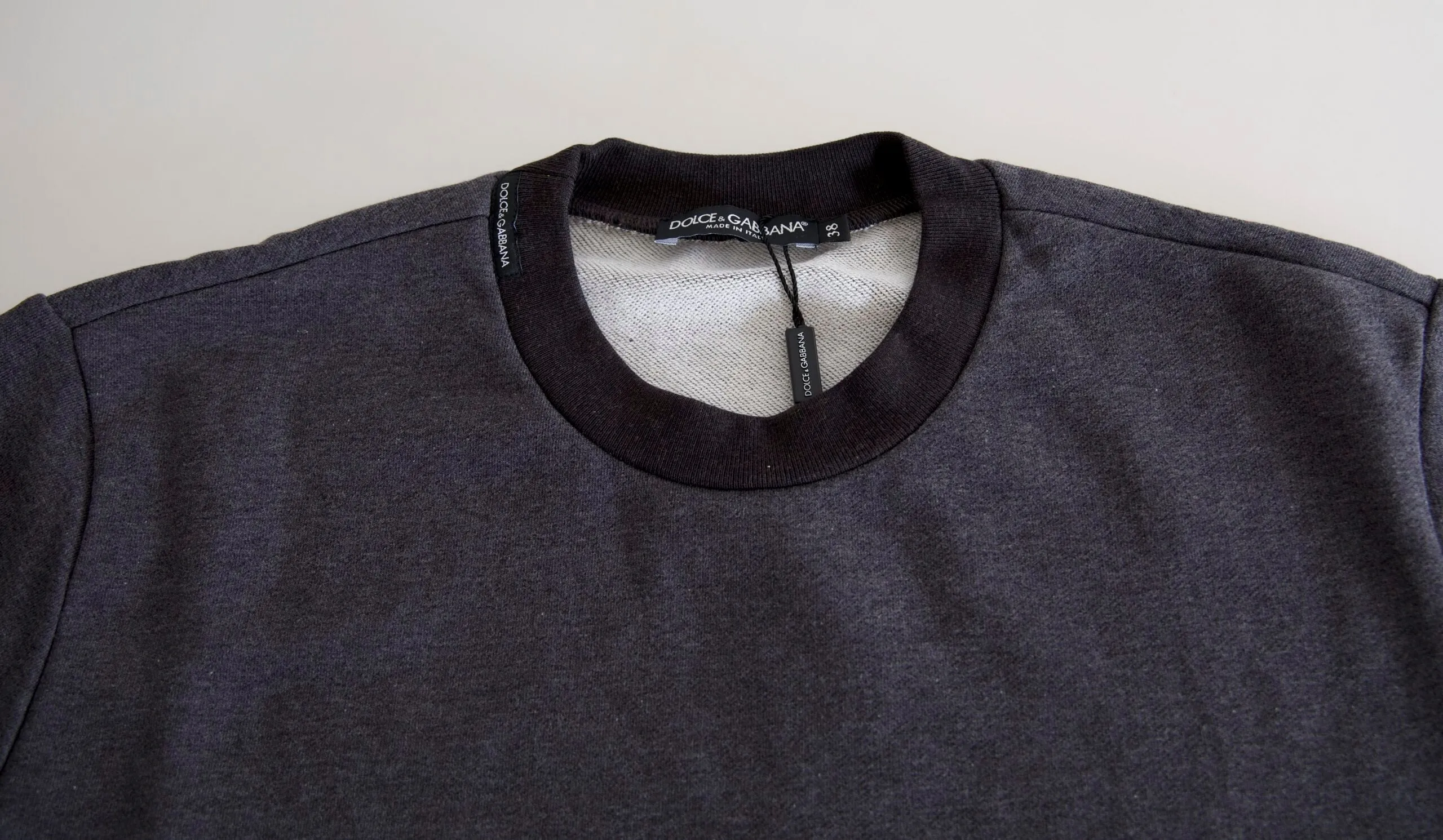 Dark Gray Cotton Crew Neck Pullover Sweater sold by Lord & Taylor product image thumbnail 2