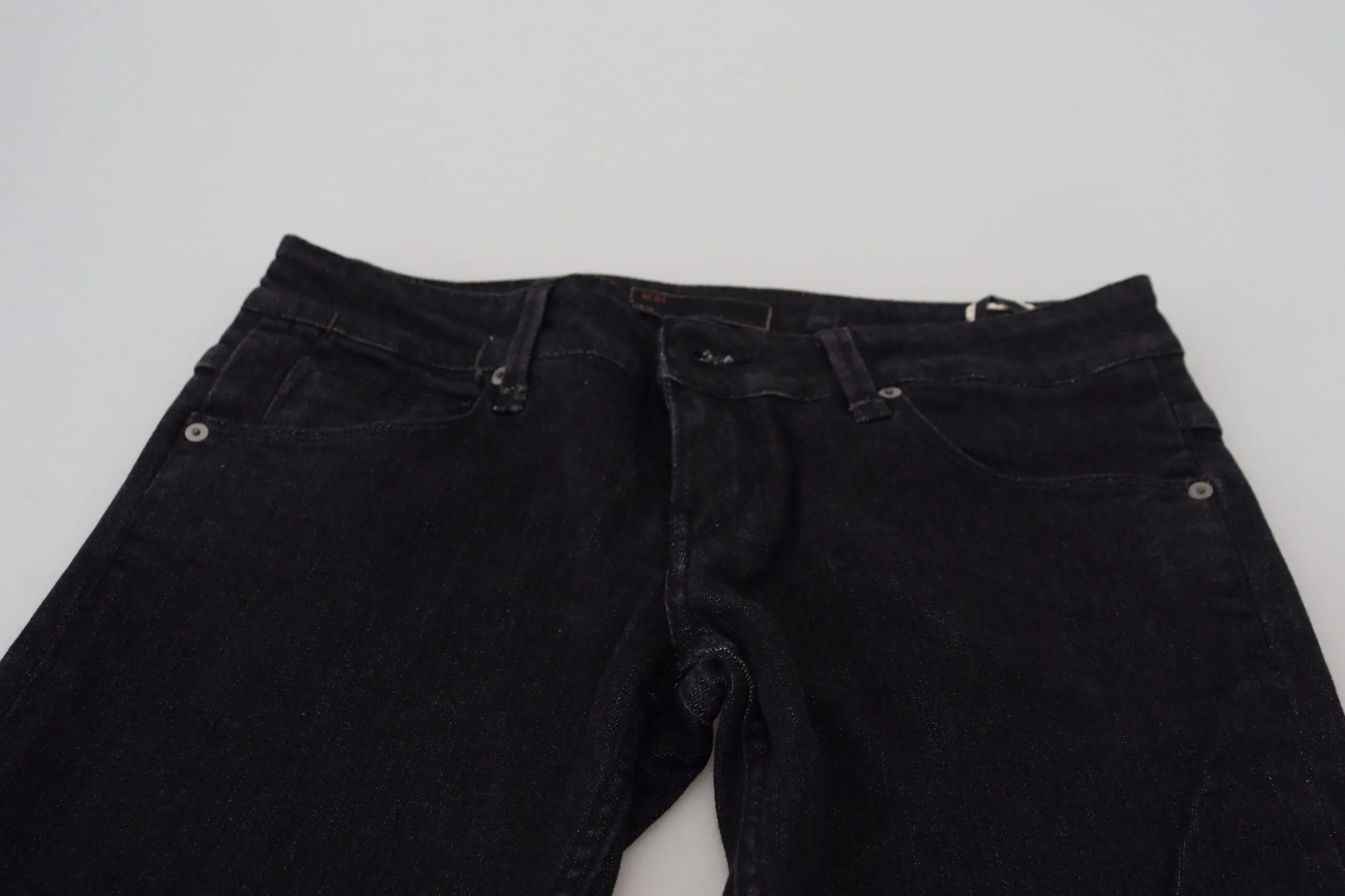 Black Low Waist Slim Fit Cotton Denim Jeans sold by Lord & Taylor product image thumbnail 4