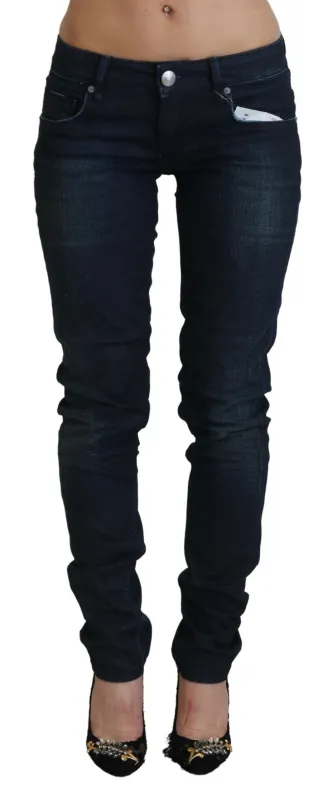 Blue Low Waist Slim Fit Women Denim Jeans sold by Lord & Taylor