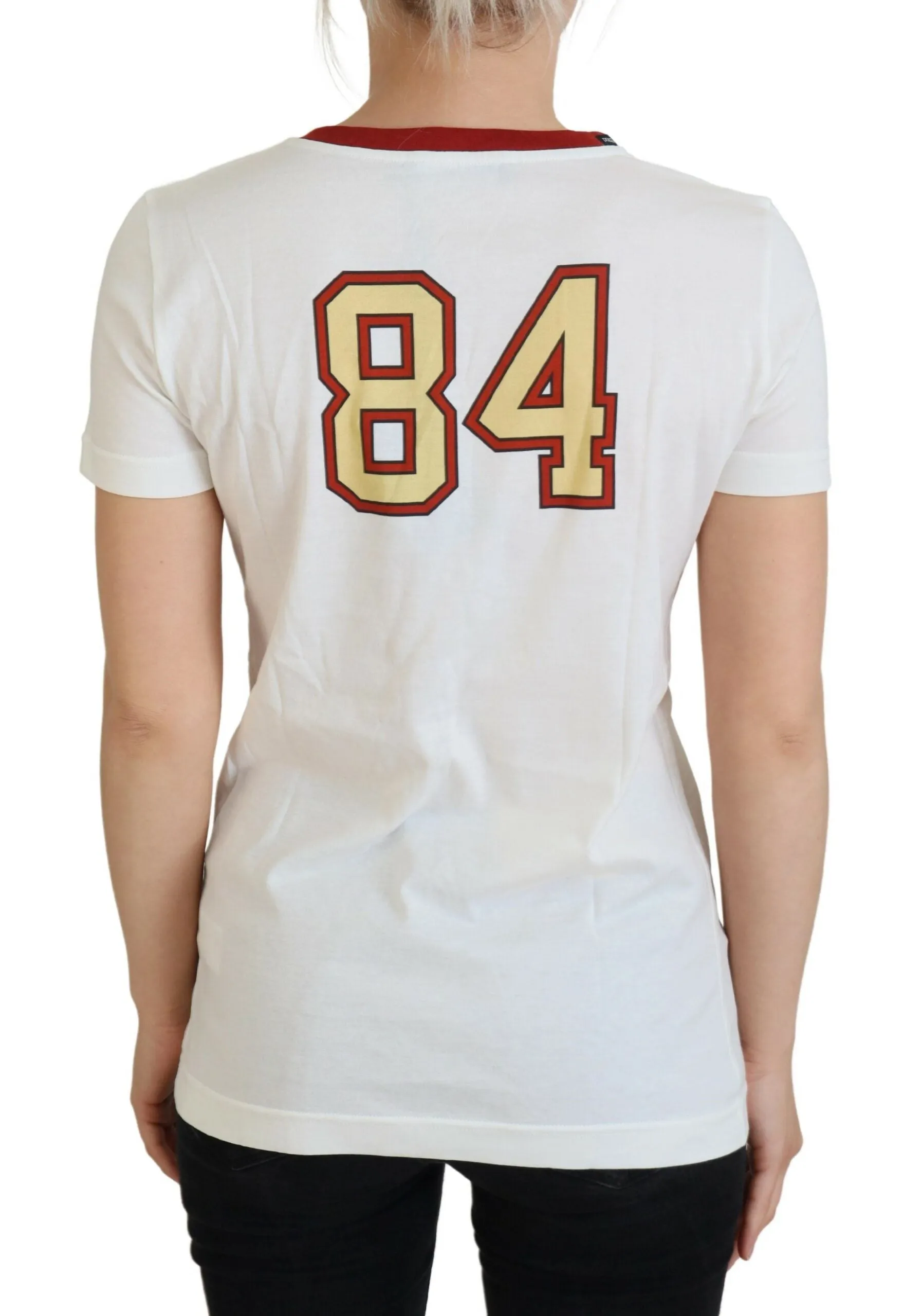 White Printed Short Sleeves Pullover Top sold by Lord & Taylor product image thumbnail 3