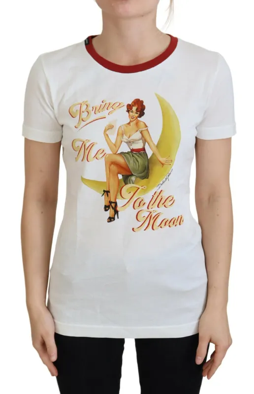 White Printed Short Sleeves Pullover Top sold by Lord & Taylor