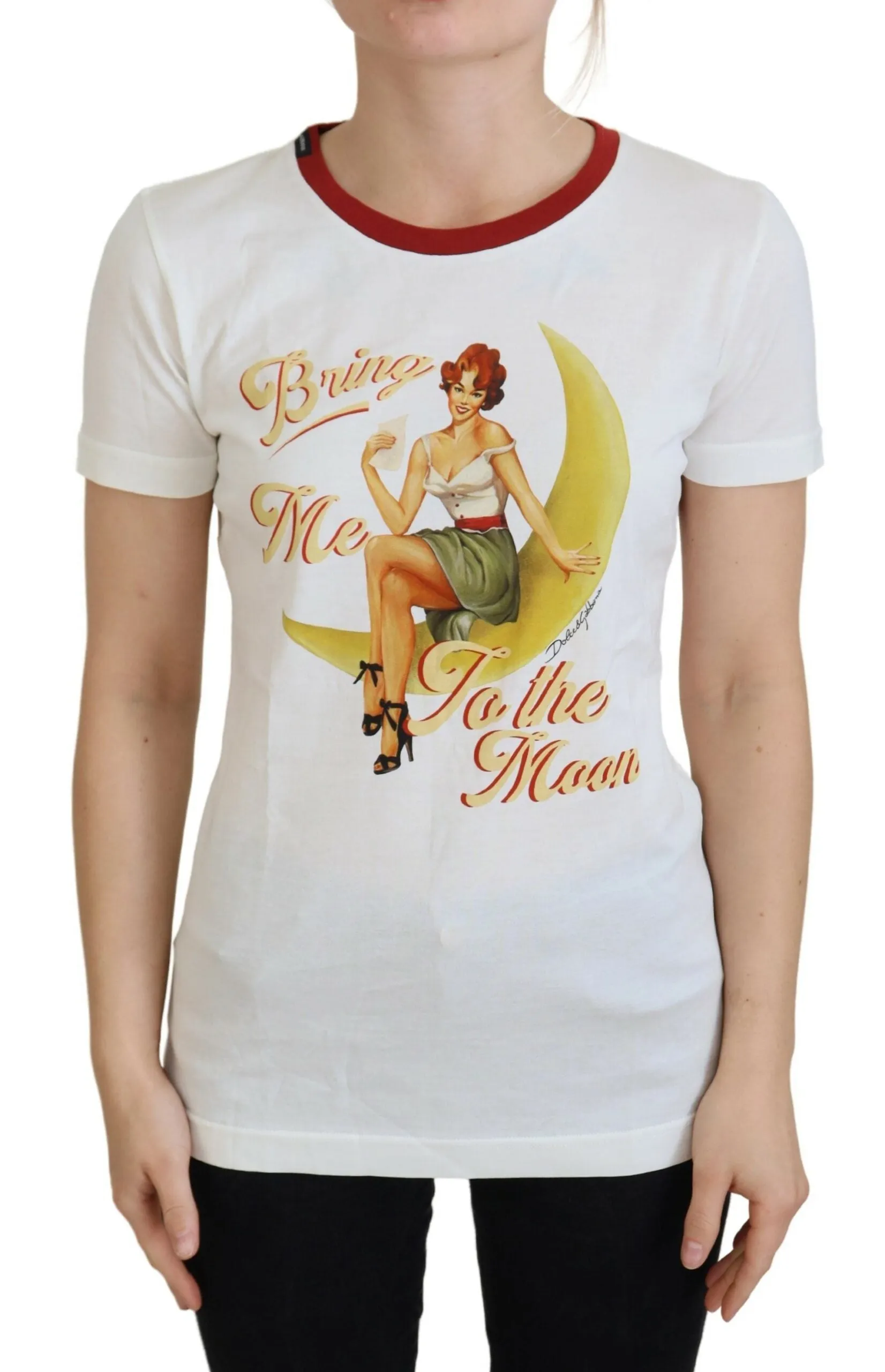 White Printed Short Sleeves Pullover Top sold by Lord & Taylor