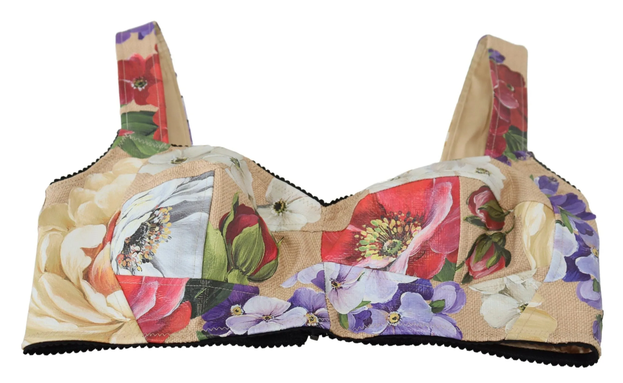 Multicolor Floral Cropped Bustier Corset Top sold by Lord & Taylor product image thumbnail 5