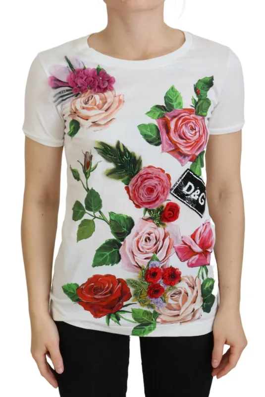 White Rose DGLogo Printed Short Sleeves Top sold by Lord & Taylor