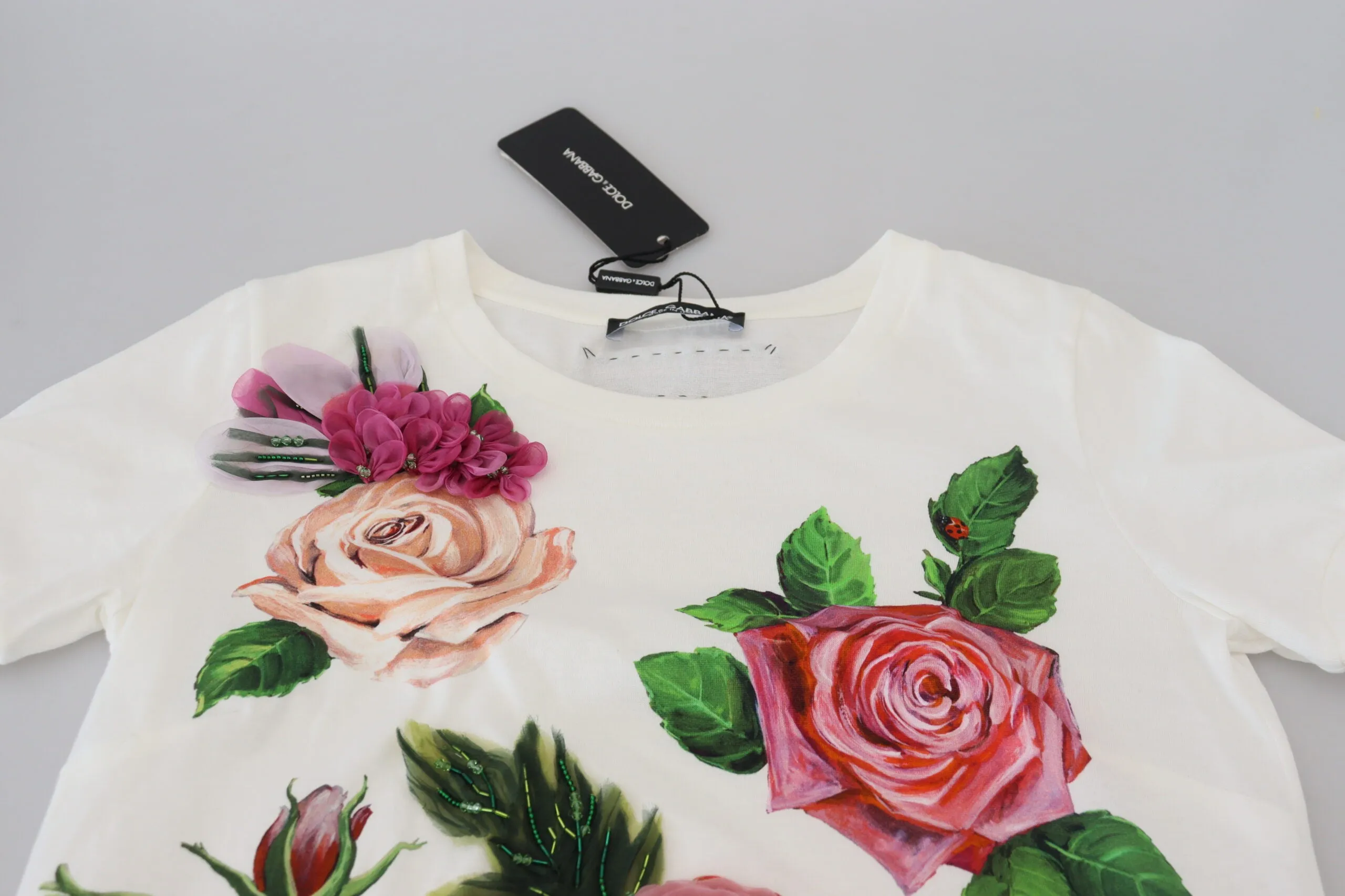 White Rose DGLogo Printed Short Sleeves Top sold by Lord & Taylor product image thumbnail 5