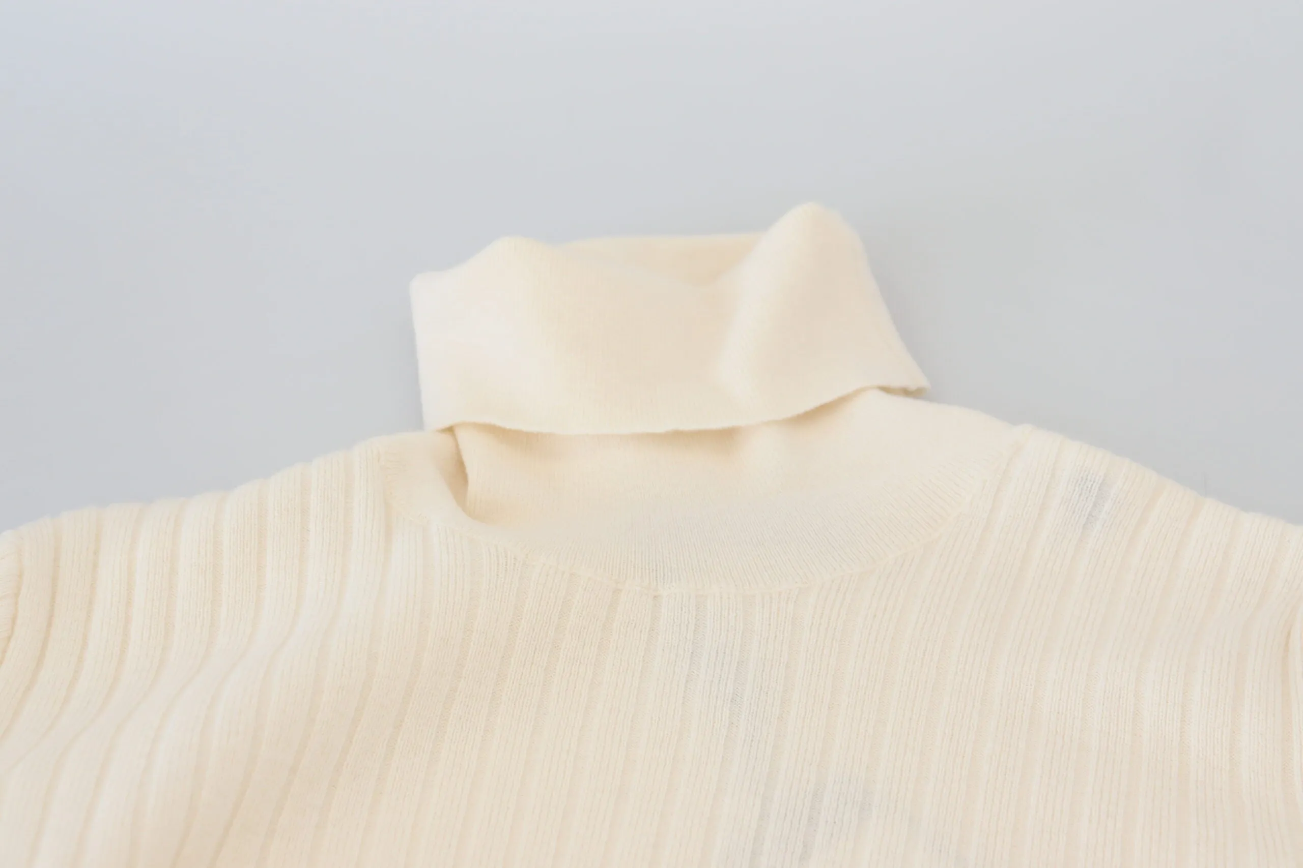 Ivory Turtleneck Distressed Cuff Pullover Sweater sold by Lord & Taylor product image thumbnail 5