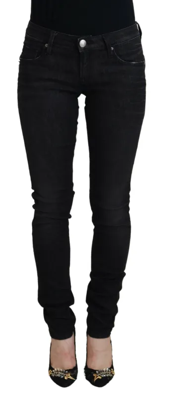 Black Cotton Slim Fit Women Casual Denim Jeans sold by Lord & Taylor