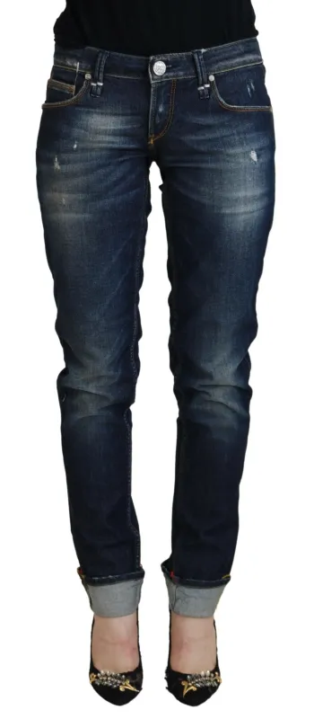 Blue Cotton Slim Fit Women Casual Denim Jeans sold by Lord & Taylor