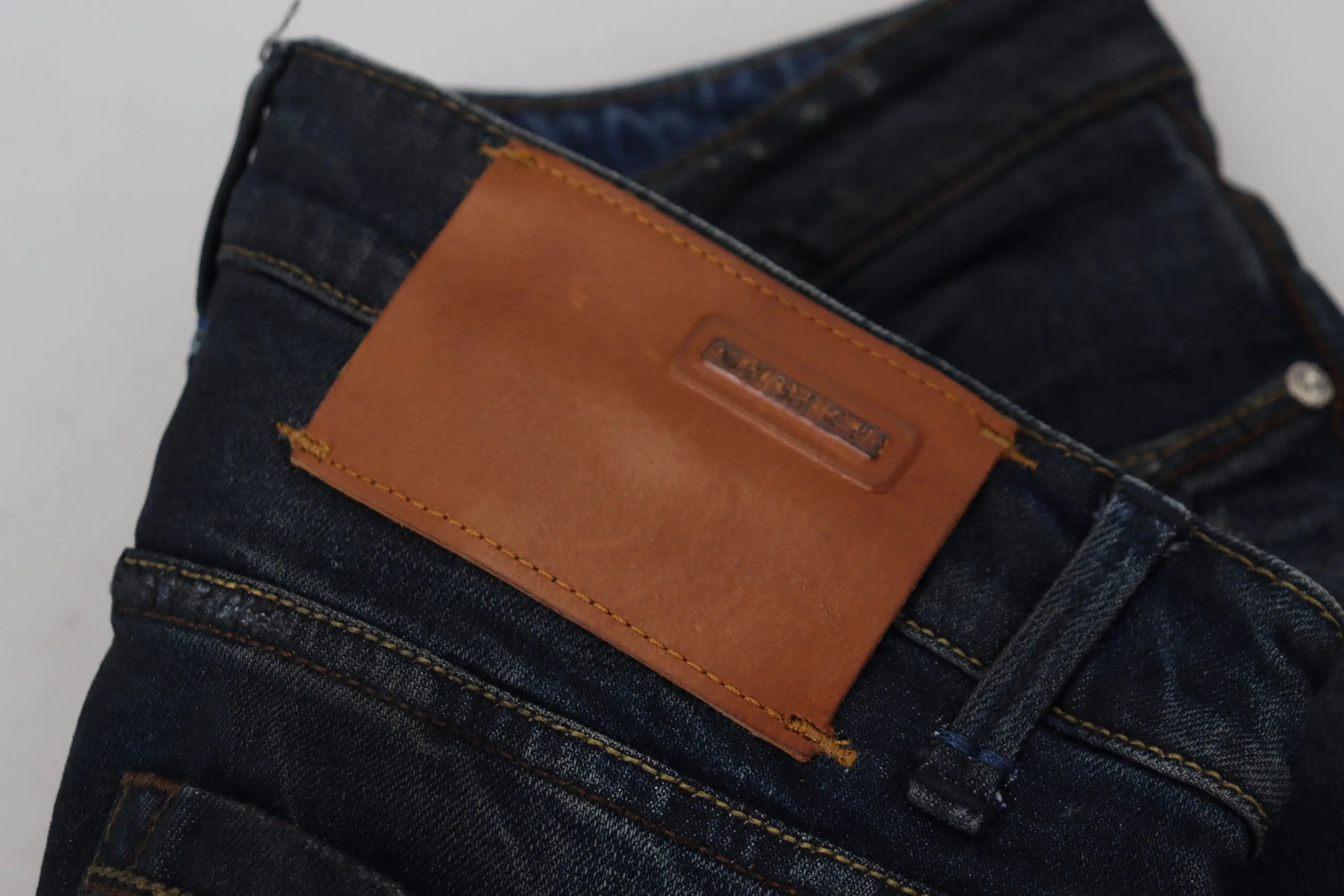 Blue Cotton Low Waist Slim Fit Women Casual Jeans sold by Lord & Taylor product image thumbnail 5