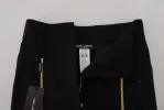 Black Wool High Waist Tapered Pants sold by Lord & Taylor