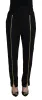 Black Wool High Waist Tapered Pants sold by Lord & Taylor