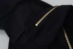 Black Wool High Waist Tapered Pants sold by Lord & Taylor