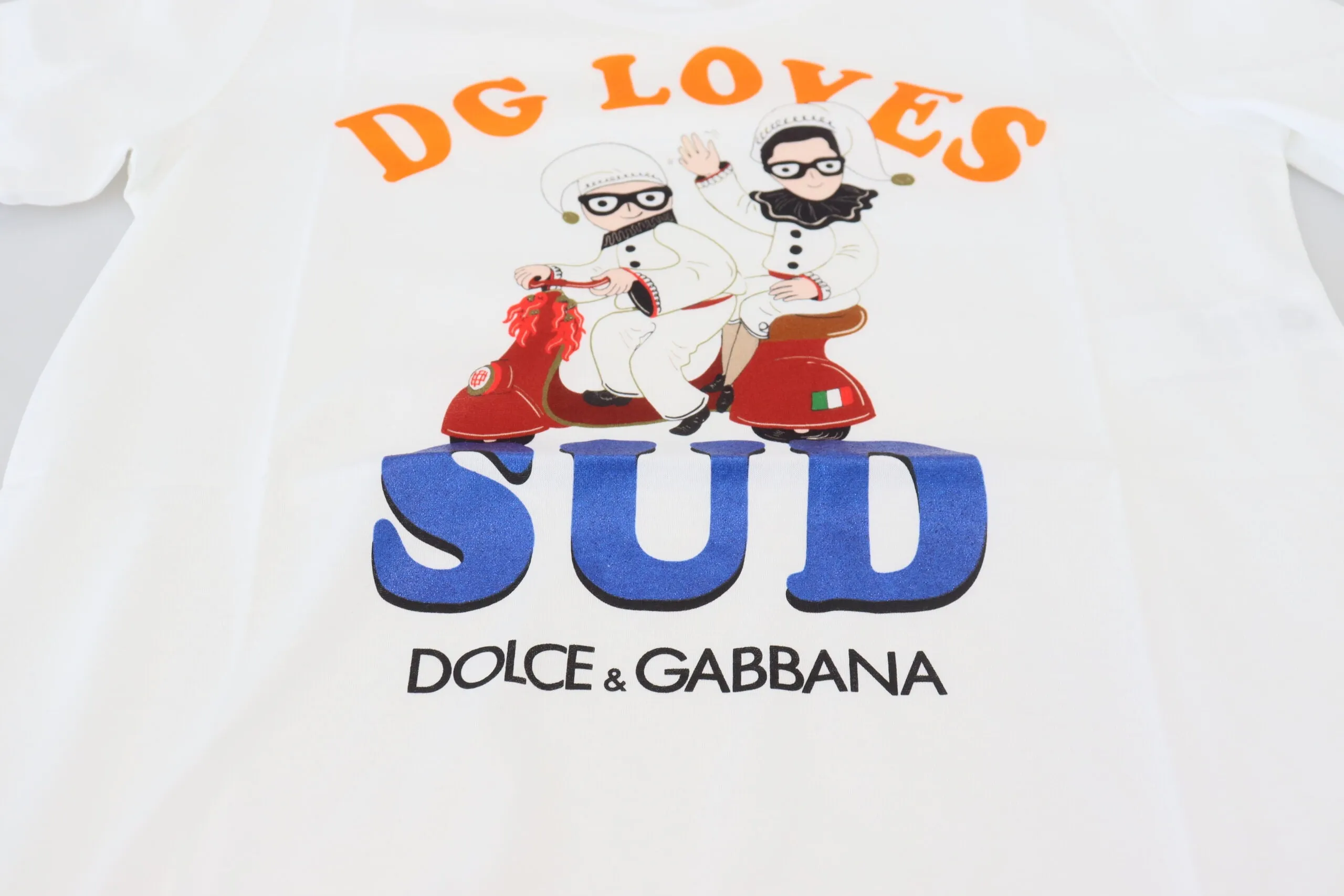 White Cotton DG Loves SUD T-shirt sold by Lord & Taylor product image thumbnail 4