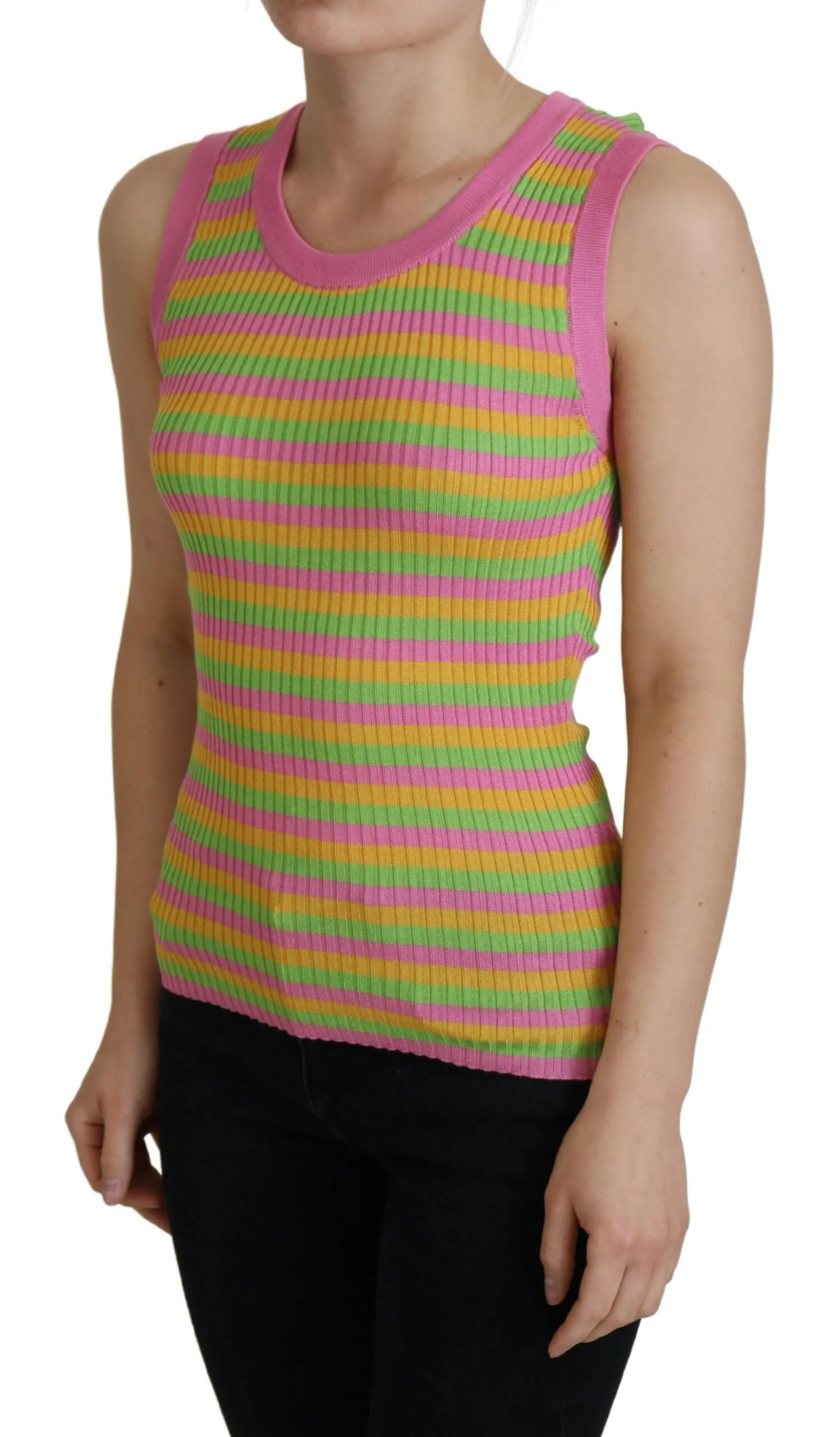 Multicolor Silk Vest Pullover Tank Top sold by Lord & Taylor product image thumbnail 2