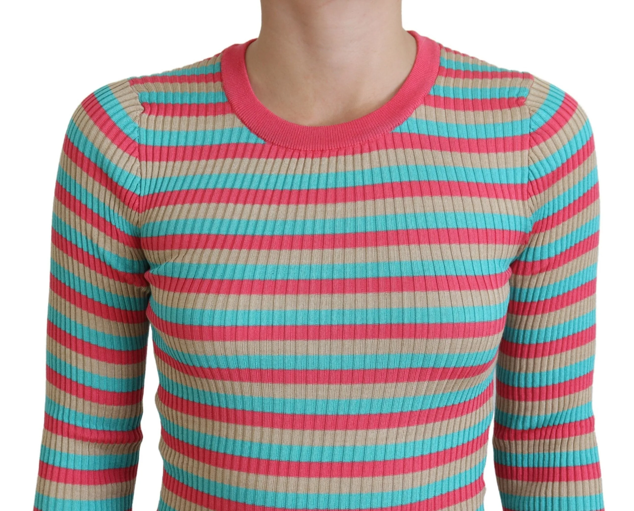 Multicolor Crewneck Pullover Silk Sweater sold by Lord & Taylor product image thumbnail 4