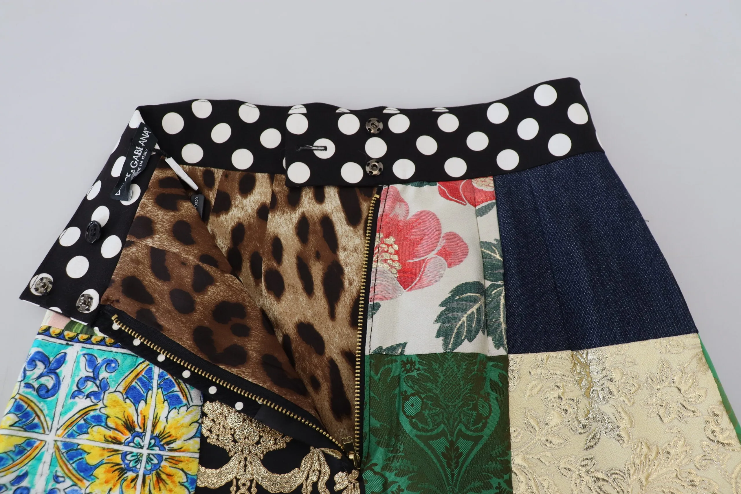 Multicolor Majolica Patchwork Mini Skirt sold by Lord & Taylor product image thumbnail 4