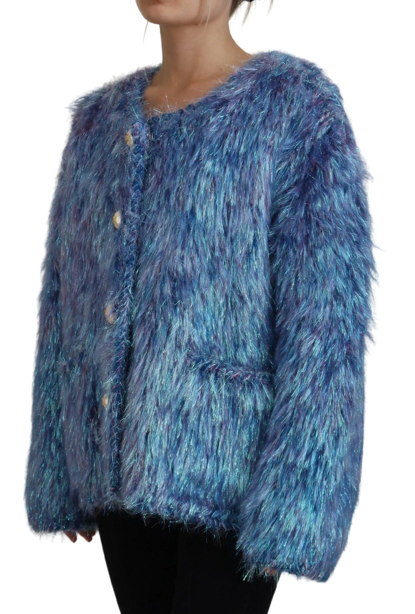 Multicolor Polyester Fringes Coat Jacket sold by Lord & Taylor product image thumbnail 2