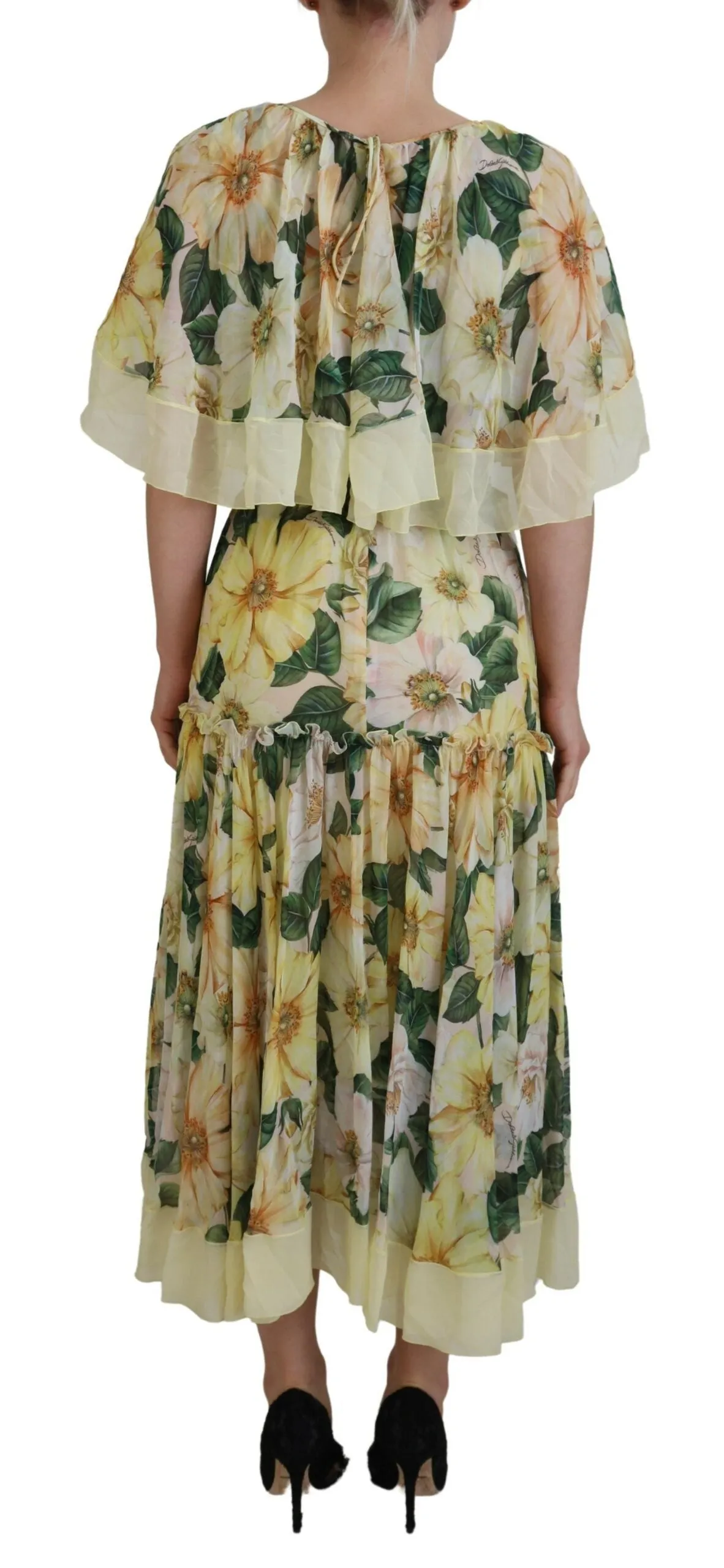 Multicolor Silk Floral Print Long Maxi Dress sold by Lord & Taylor product image thumbnail 3
