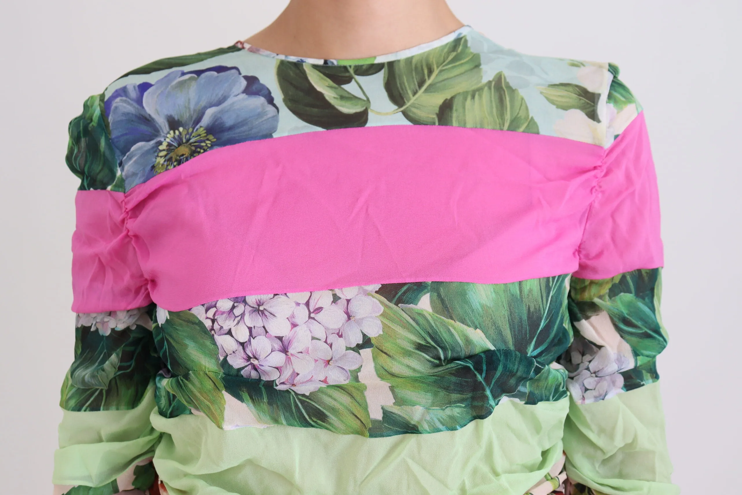 Multicolor Silk Floral Bodycon Sheath Dress sold by Lord & Taylor product image thumbnail 4