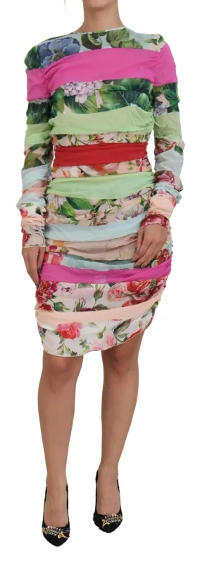 Multicolor Silk Floral Bodycon Sheath Dress sold by Lord & Taylor