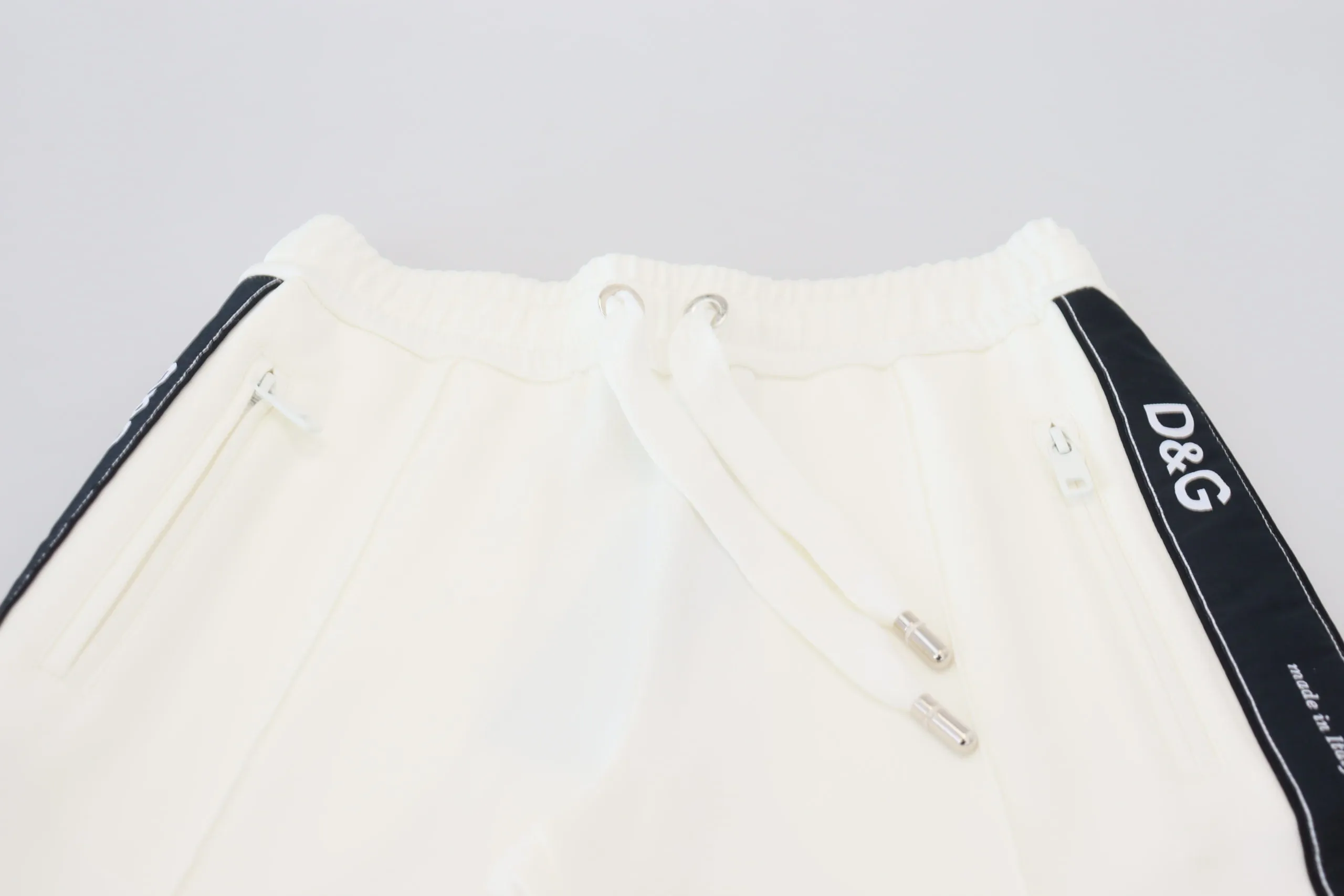 White DG Logo Sweatpants Pants sold by Lord & Taylor product image thumbnail 4