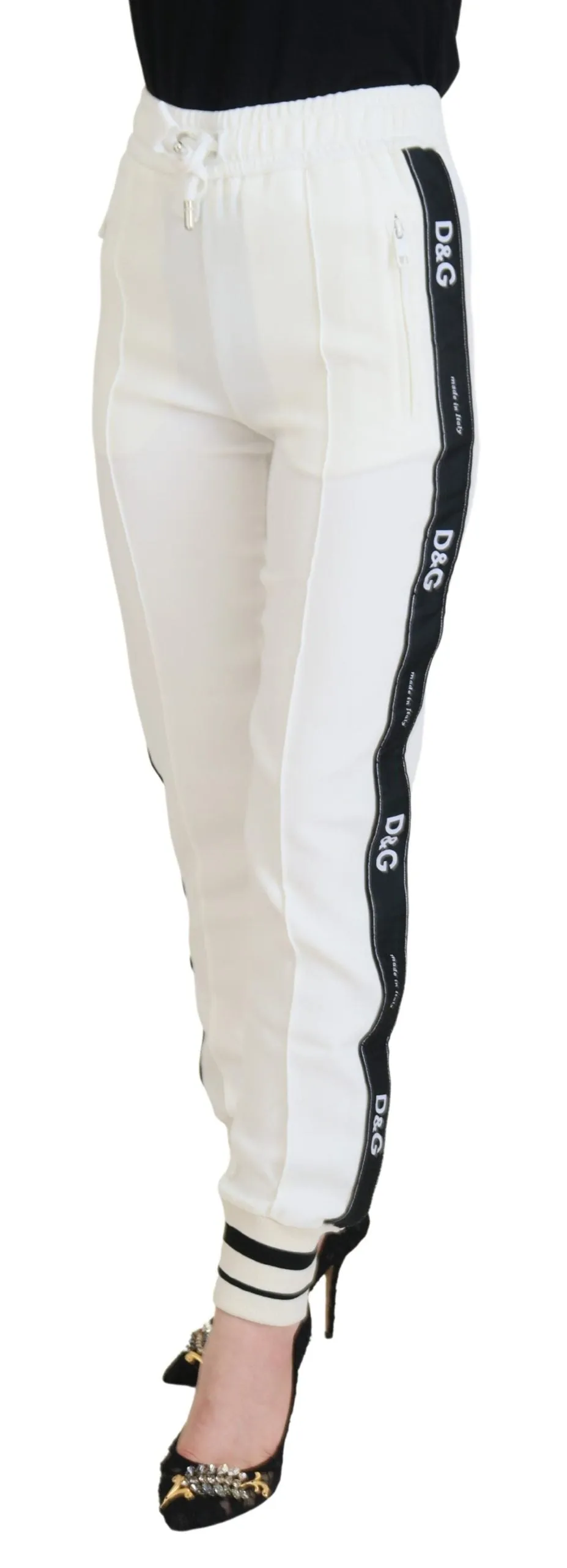 White DG Logo Sweatpants Pants sold by Lord & Taylor product image thumbnail 2