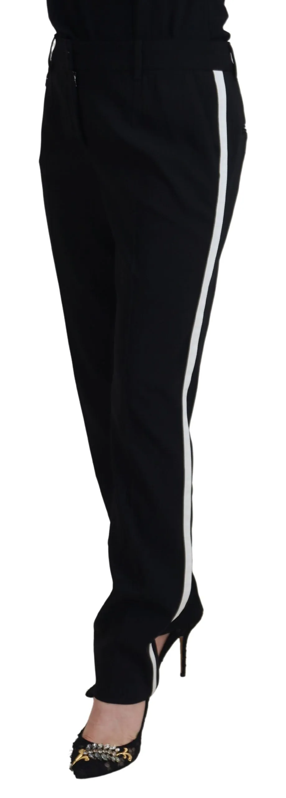 Black Tapered Women Wool Pants sold by Lord & Taylor product image thumbnail 2