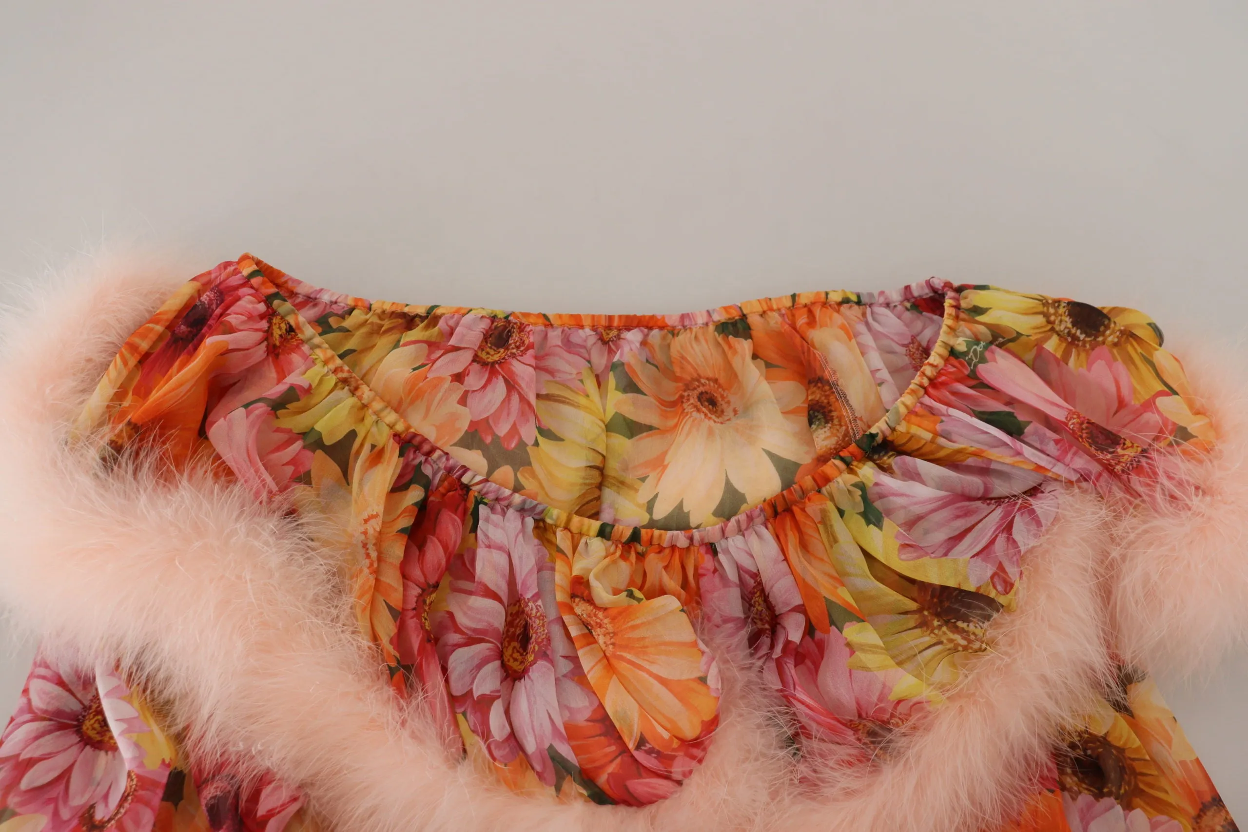 Multicolor Floral Fur Shearling Blouse Top sold by Lord & Taylor product image thumbnail 5