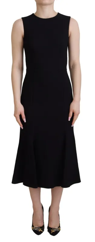 Black Dress Sheath Flare Viscose Dress sold by Lord & Taylor