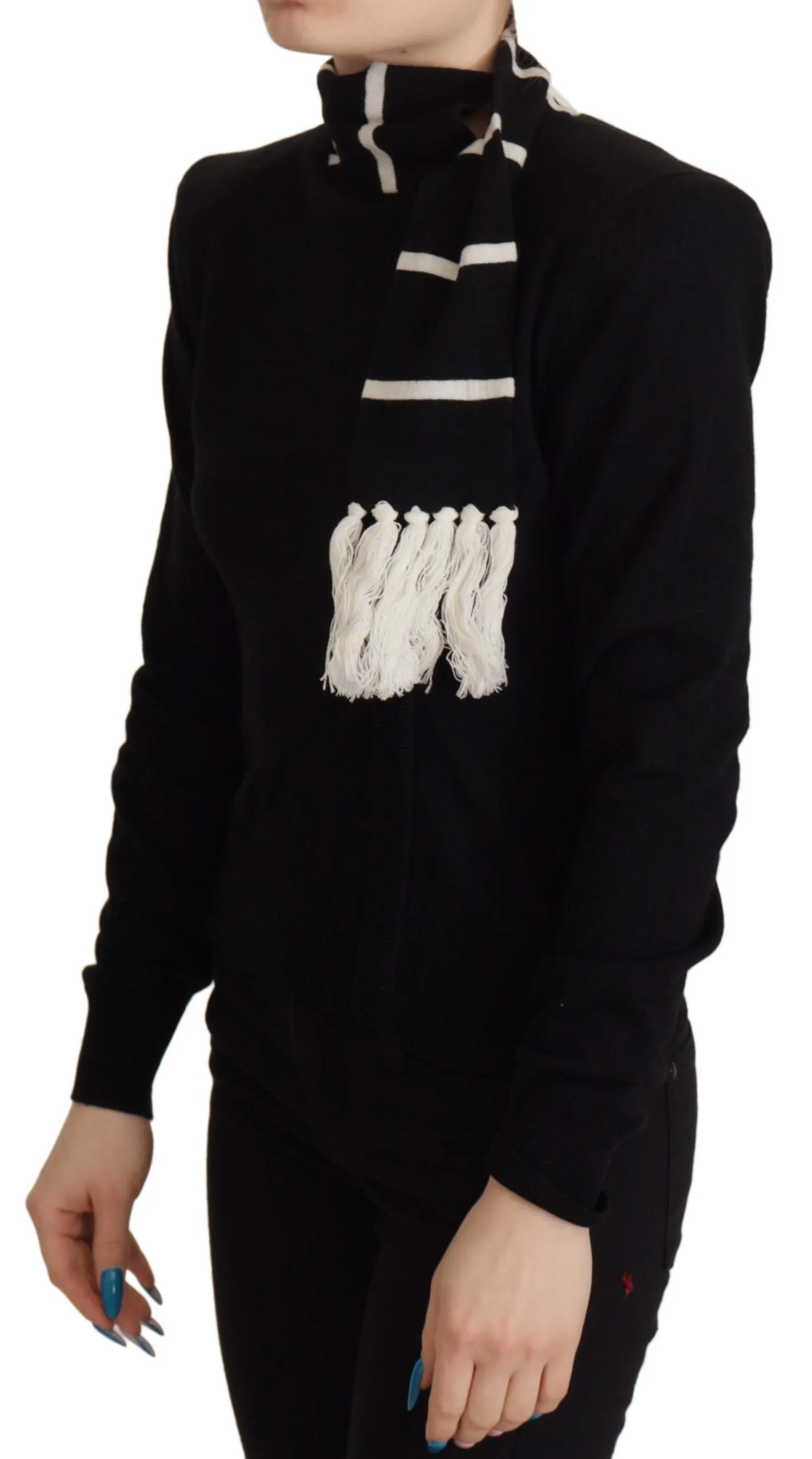 Black Cashmere Turtleneck Pullover Sweater sold by Lord & Taylor product image thumbnail 4