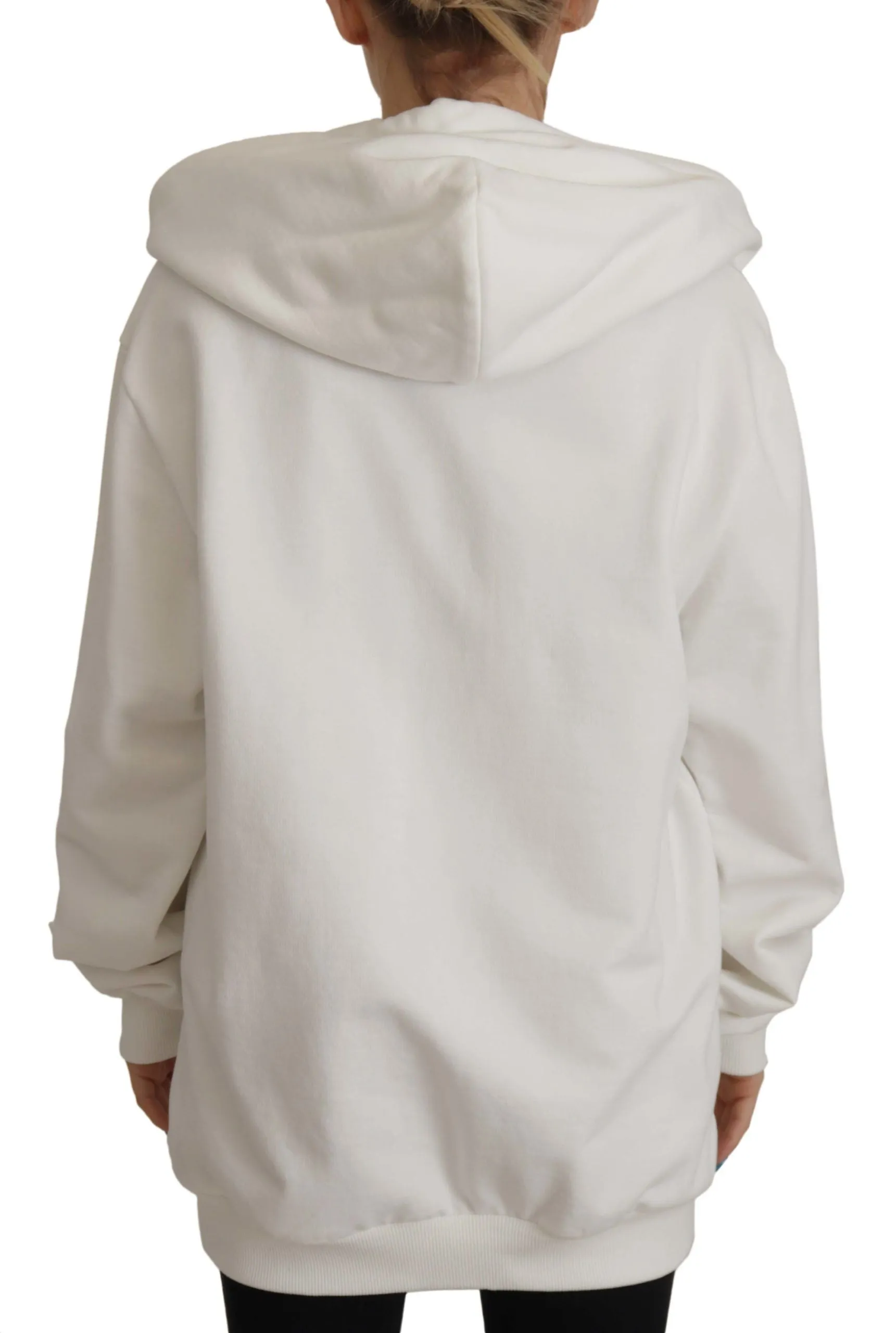 White Hoodie Pullover Embroidered Sweater sold by Lord & Taylor product image thumbnail 2