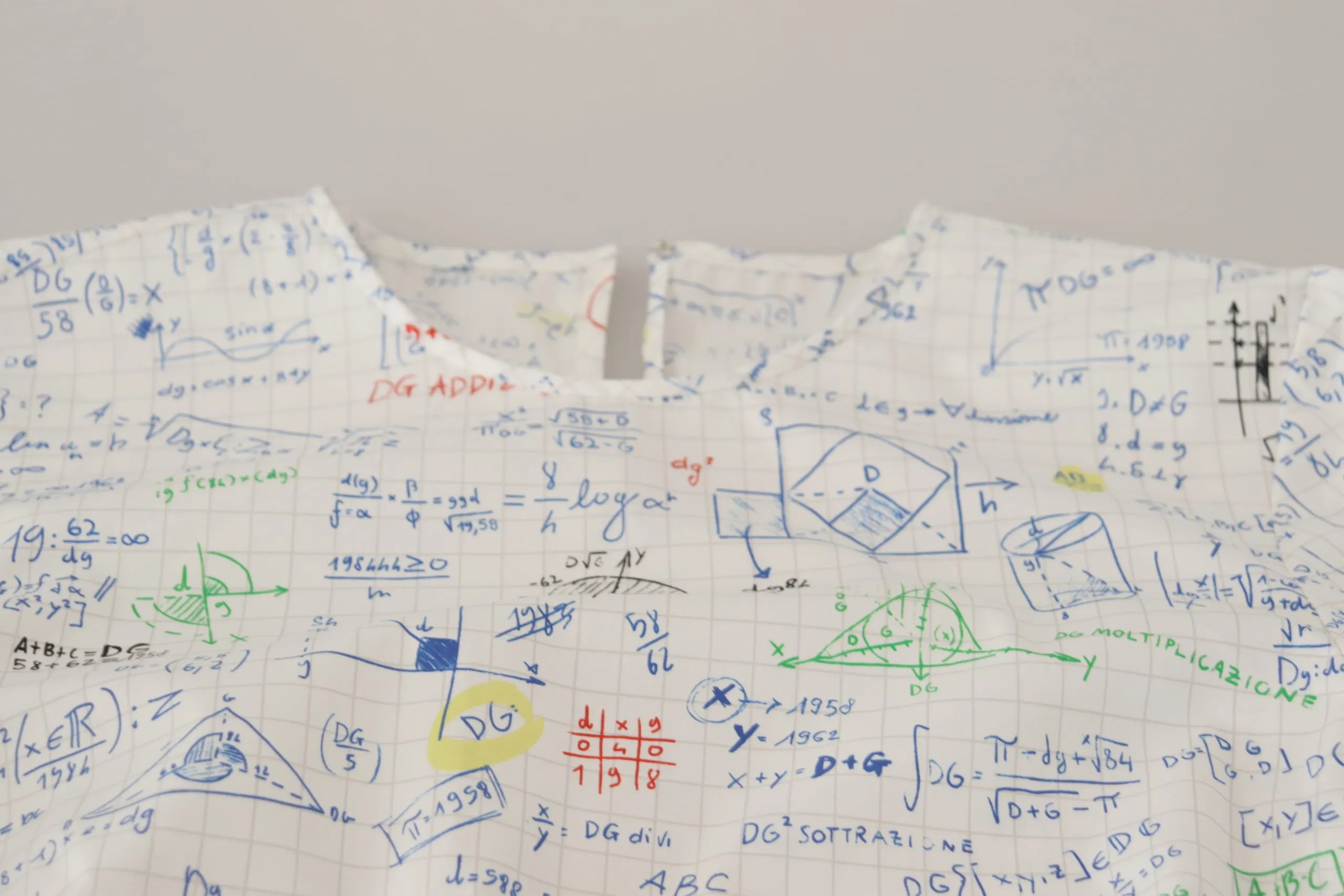 White Cotton Algebra Print Short Sleeves Top sold by Lord & Taylor product image thumbnail 5