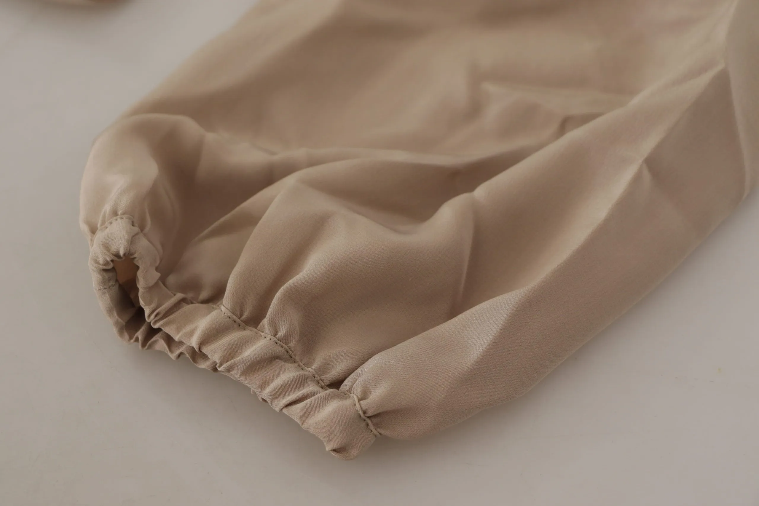 Brown Waistband Sleeves Ascot Collar Top Blouse sold by Lord & Taylor product image thumbnail 5