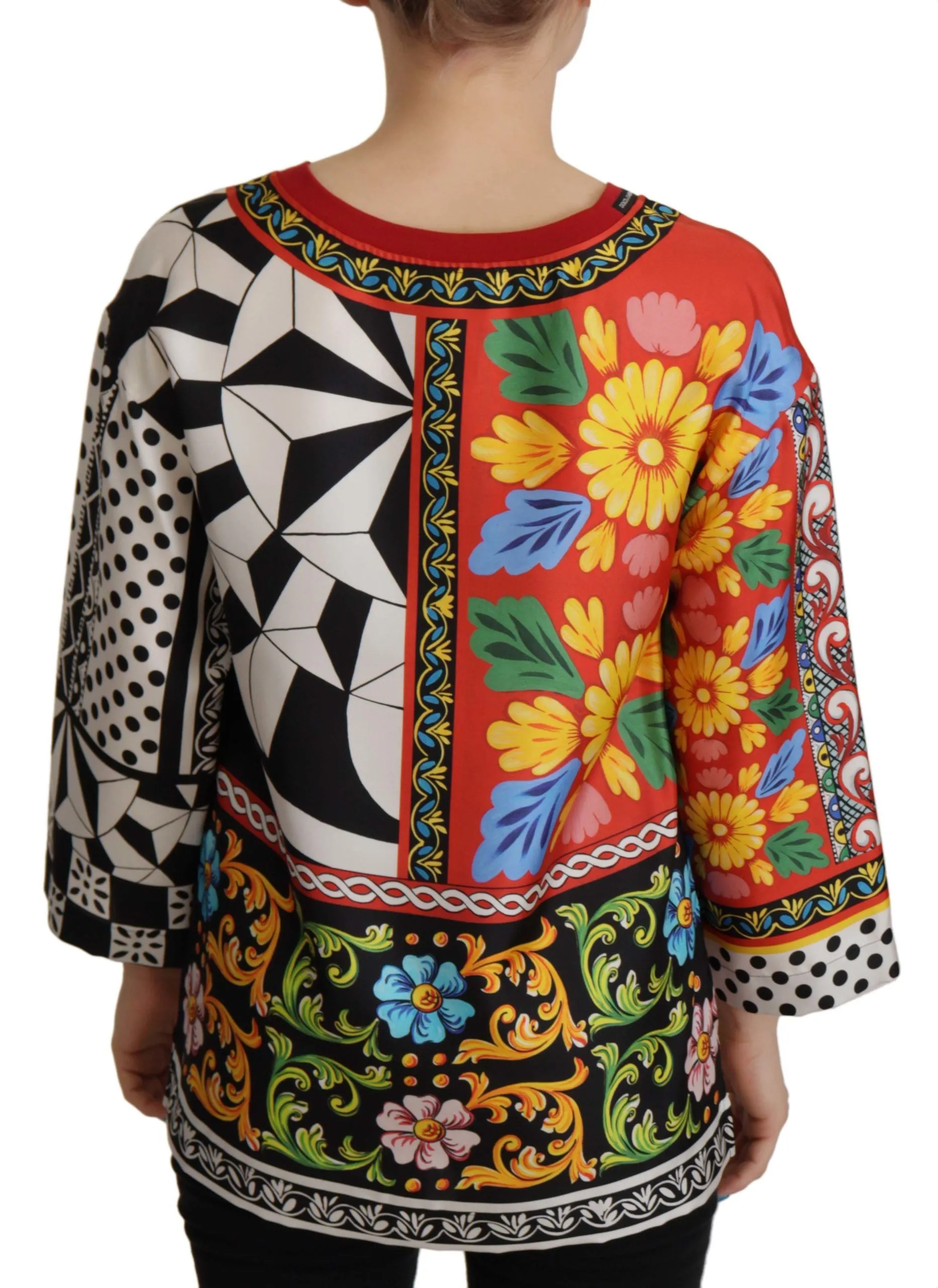 Multicolor Printed Baroque Loose Long Sleeve sold by Lord & Taylor product image thumbnail 3