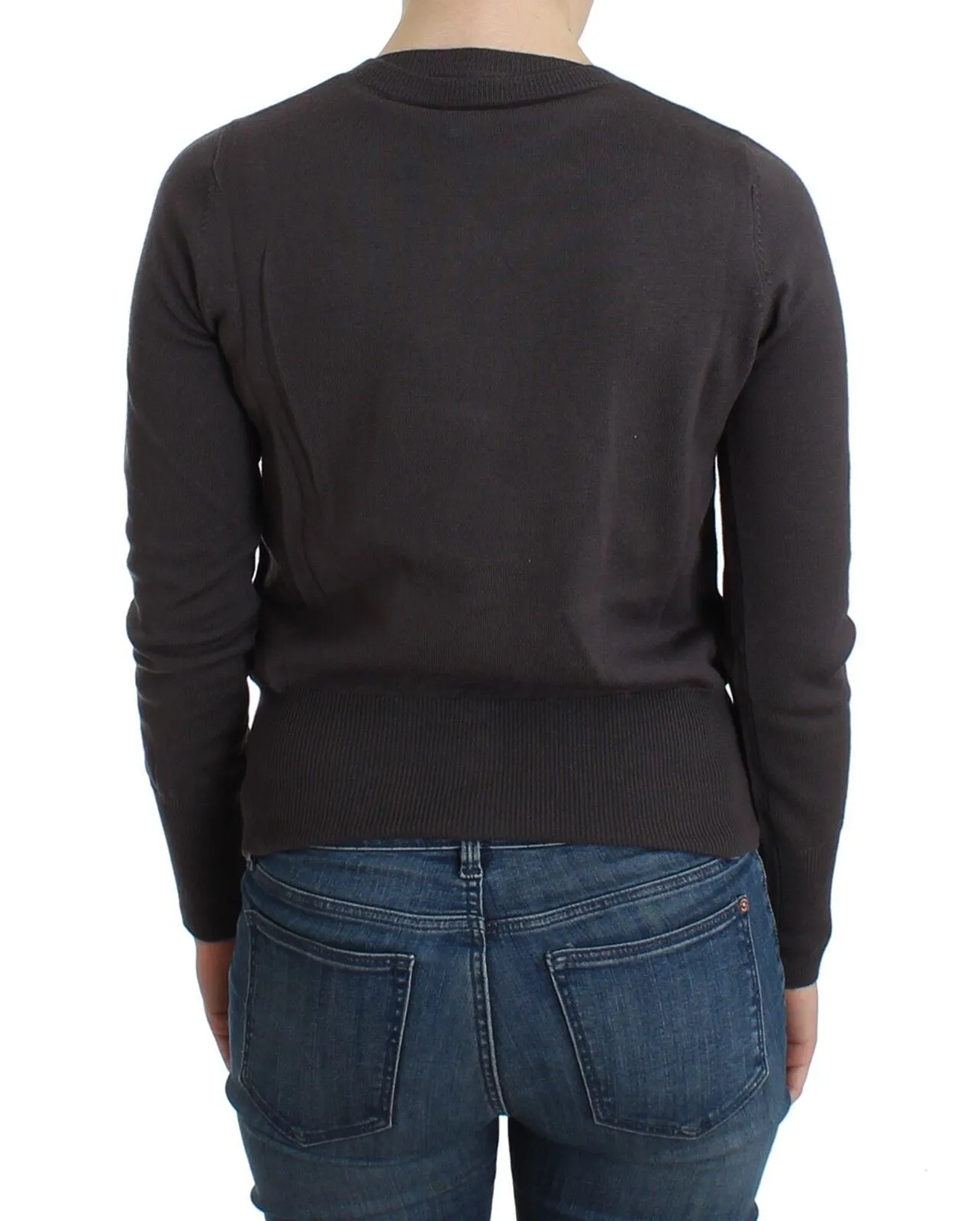 Purple Wool Sequined Cardigan Knit Sweater sold by Lord & Taylor product image thumbnail 3