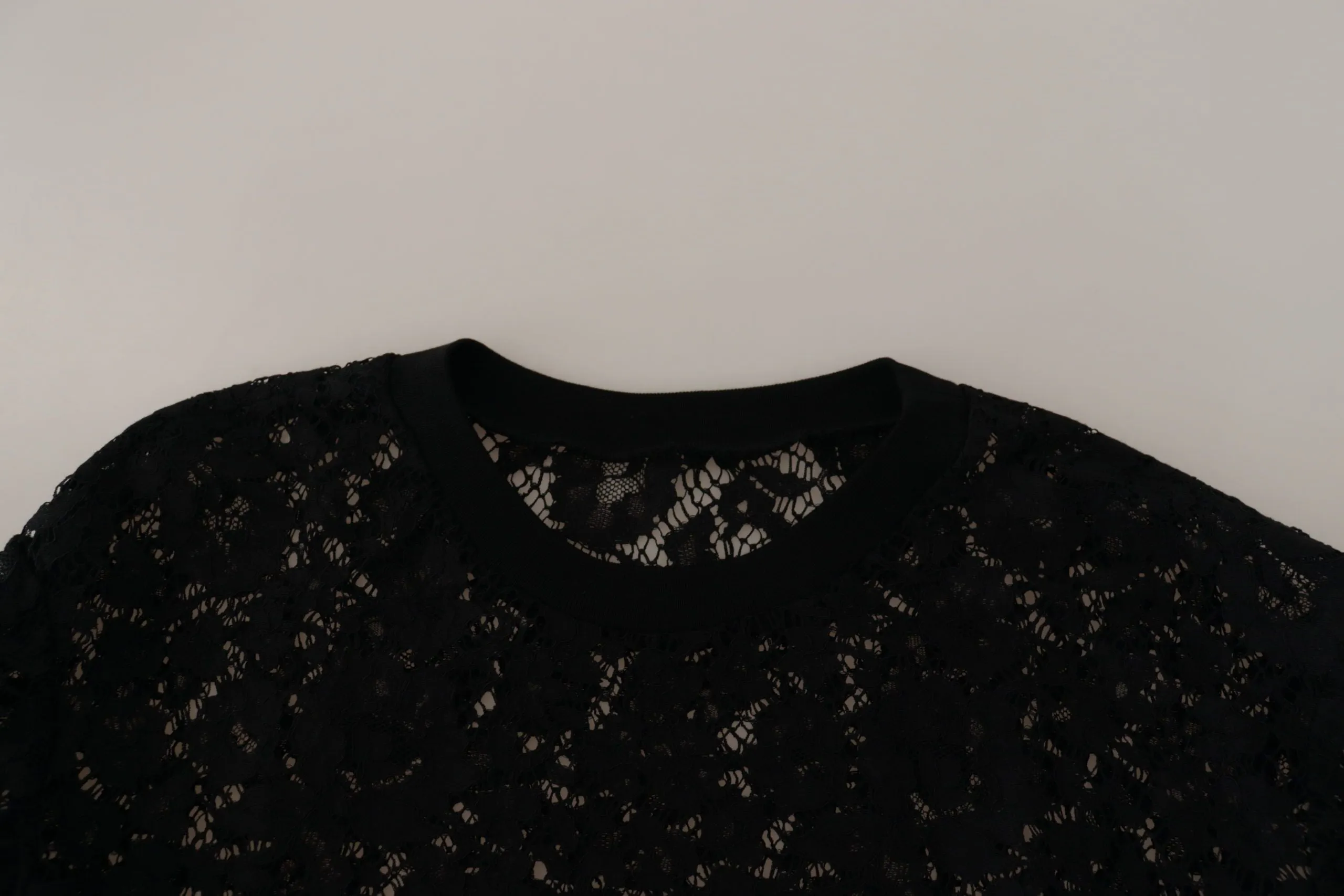 Black Floral Lace Pullover Sicily Blouse sold by Lord & Taylor product image thumbnail 5