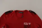 Red Amor Vincit Omnia Crewneck T-shirt sold by Lord & Taylor