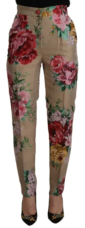 Beige Floral Dress Formal High Waist Pants sold by Lord & Taylor