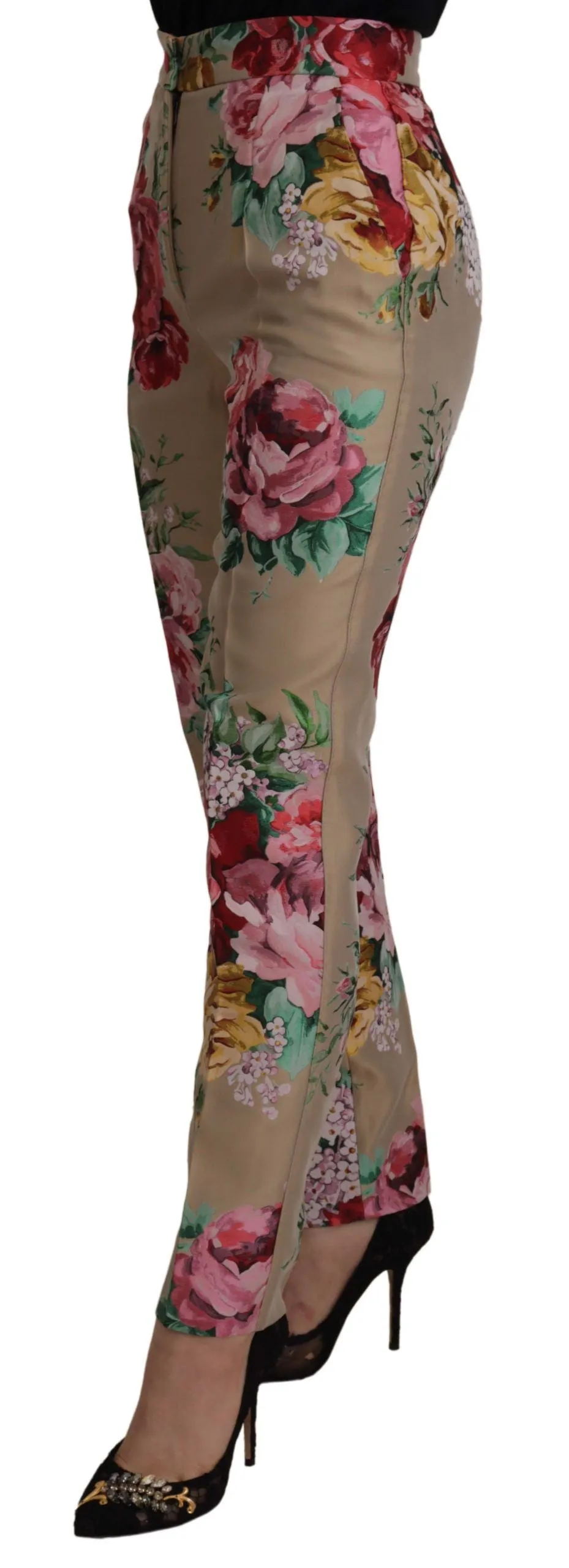 Beige Floral Dress Formal High Waist Pants sold by Lord & Taylor product image thumbnail 3