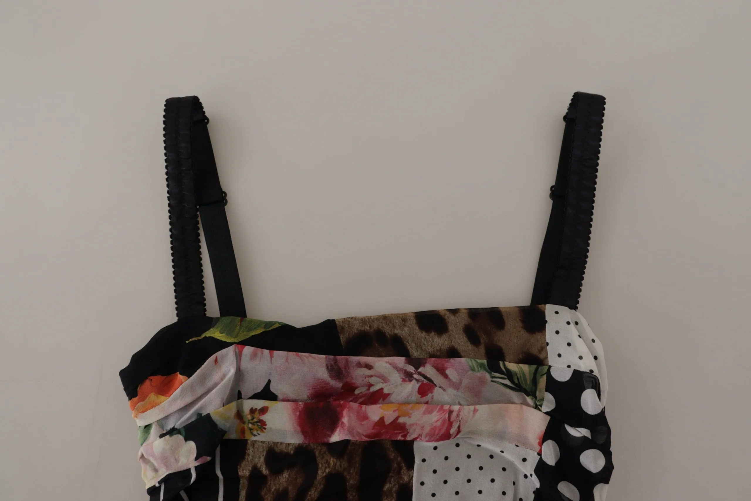 Multicolor Pachwork Midi Floral Silk Leopard Bodycon Dress sold by Lord & Taylor product image thumbnail 5